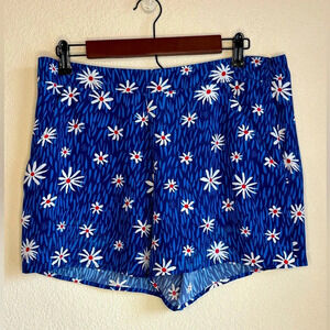 Nieves Lavi 100% Silk Floral Shorts